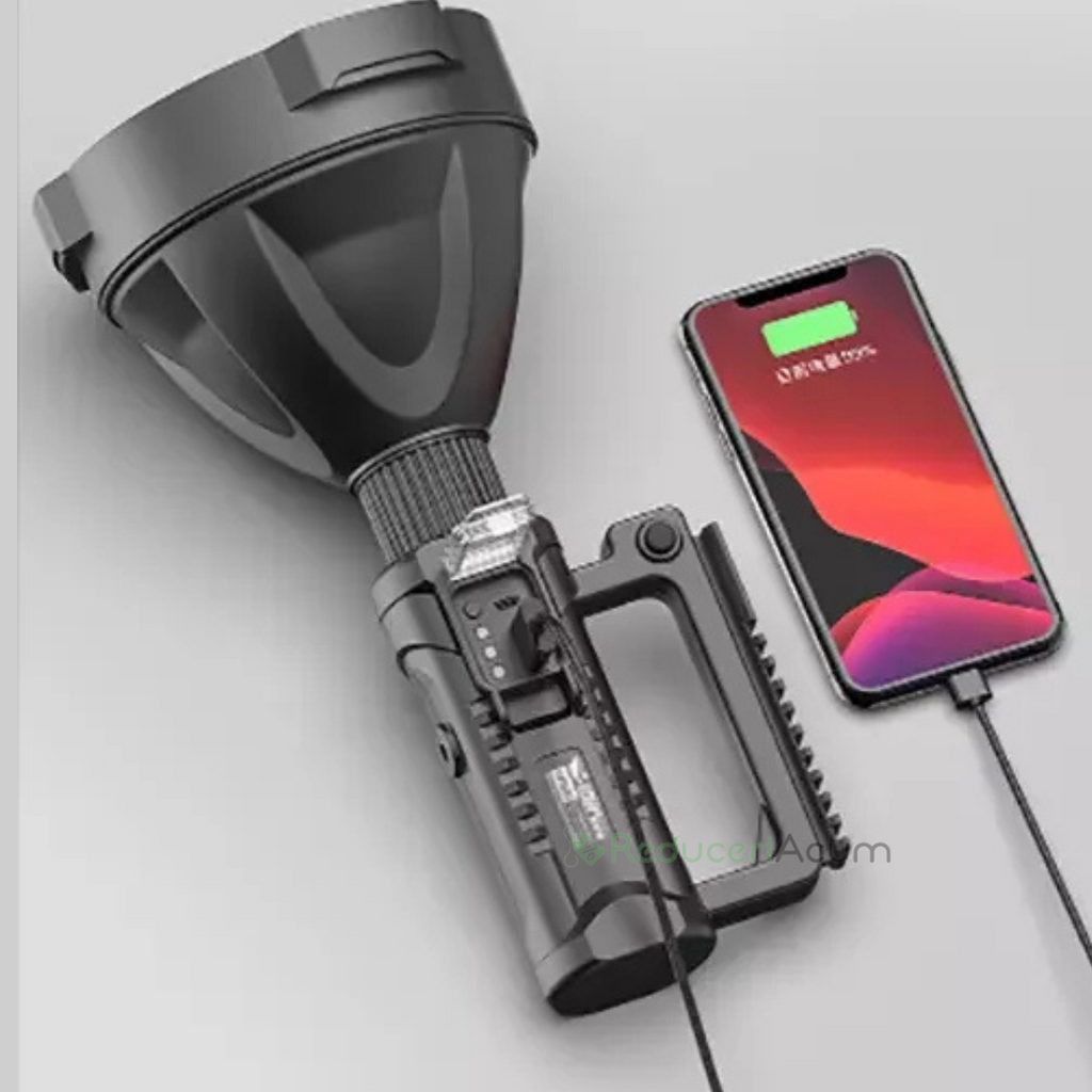 Lanterna de mana 2500 W, trepied, 4 moduri iluminare, Lumina 500 ,M
