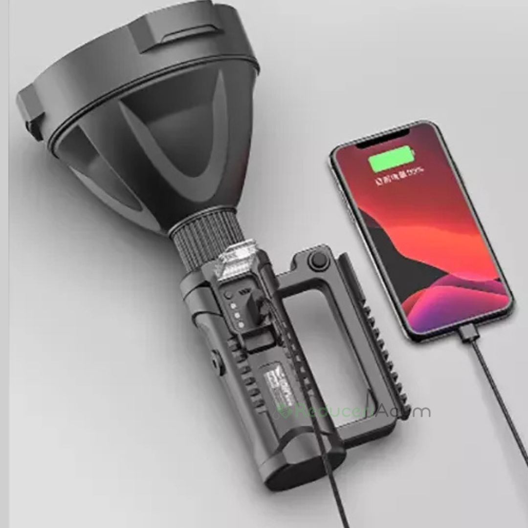 Lanterna de mana 2500 W, trepied, 4 moduri iluminare, Lumina 500 ,M