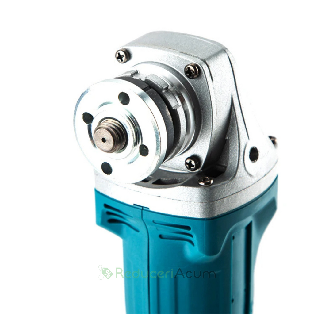 POLIZOR UNGHIULAR , FLEX CU ACUMULATOR , LEICH MANN , 2 ACUMULATORI 48 V 6 AH , 11.000 RPM , XGT, ALBASTRU