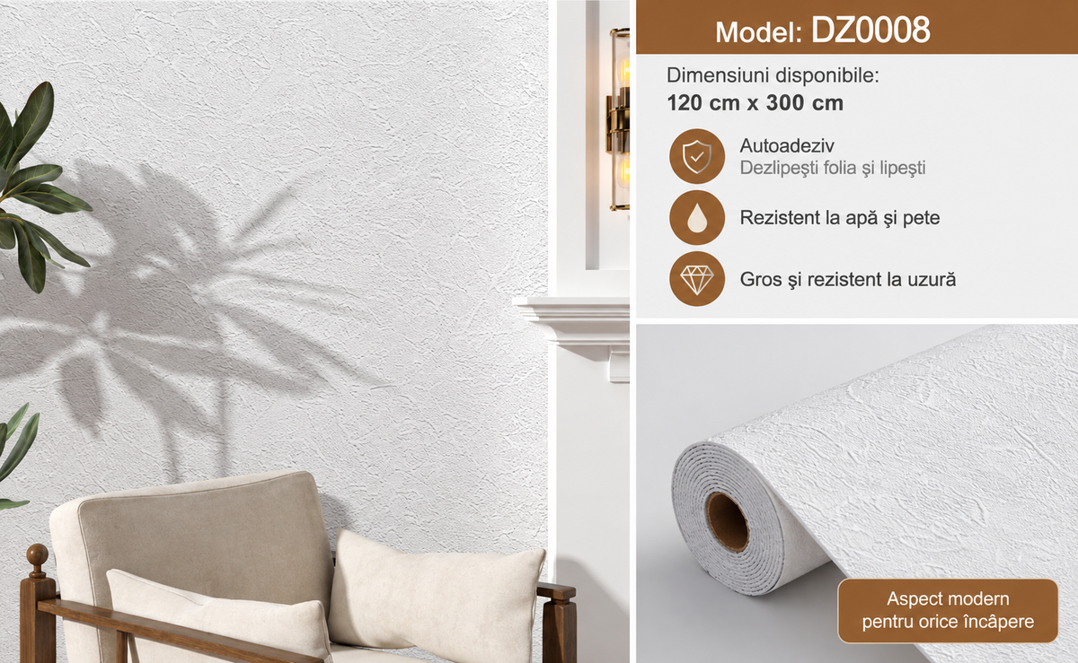 Panou Decorativ Autoadeziv 3 x 1,2 m (324-26)
