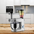 Robot Multifuncțional 1400W, 5.5L, Mixer + Blender + Tocător, Ideal pentru Patiserie și Smoothie-uri