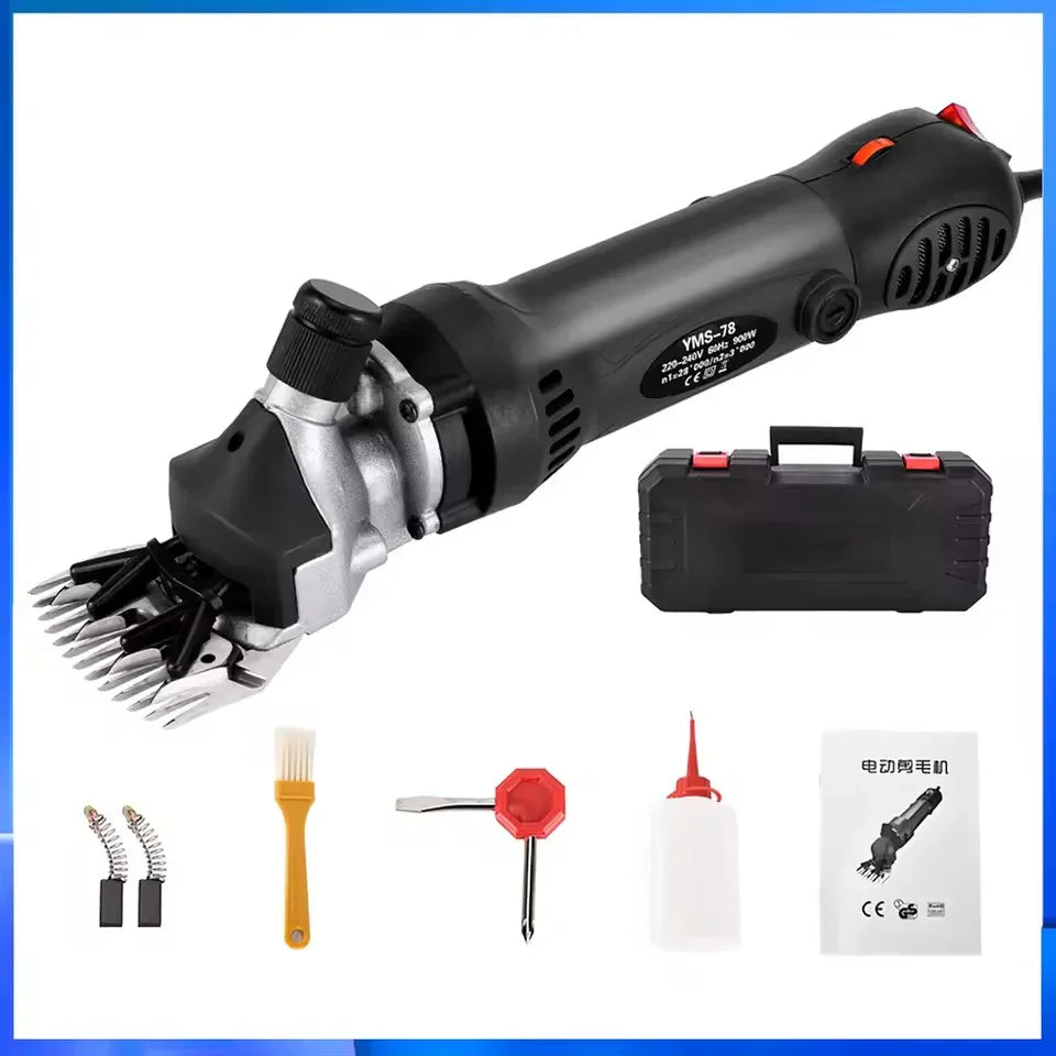 Aparat profesional pentru tuns oi, 900W, 6 viteze, lamă 13 dinți