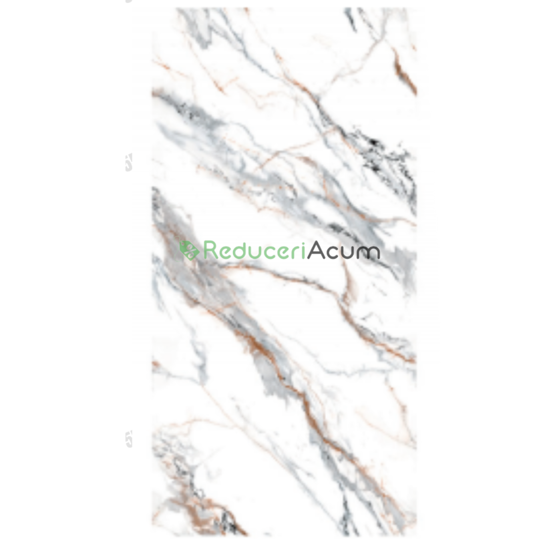 Set 10 Folii Autocolante Marmură Alb-Negru – Dimensiune 60x30 cm