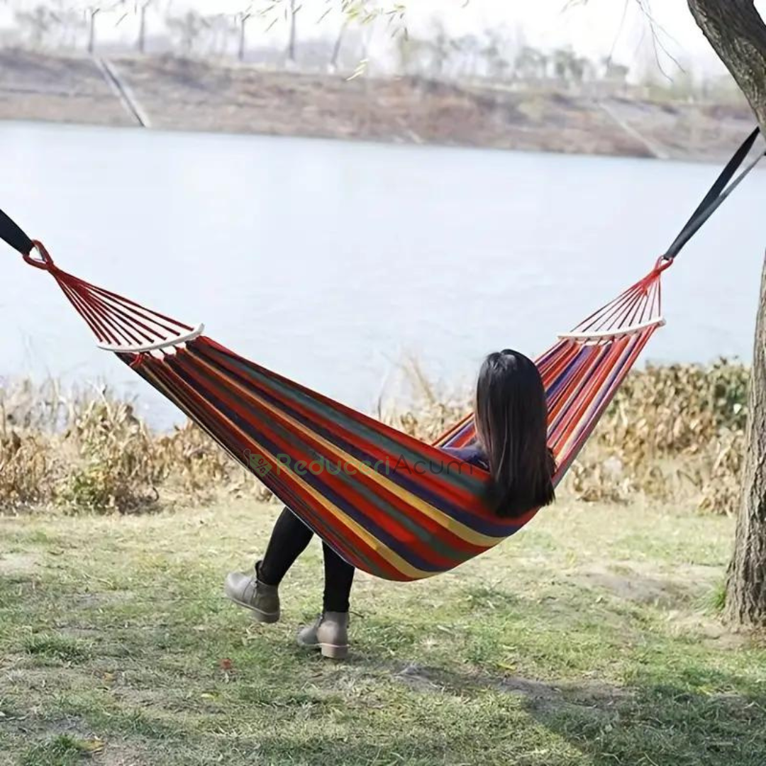 1 + 1 GRATUIT ! Hamac relaxant din bumbac asiatic