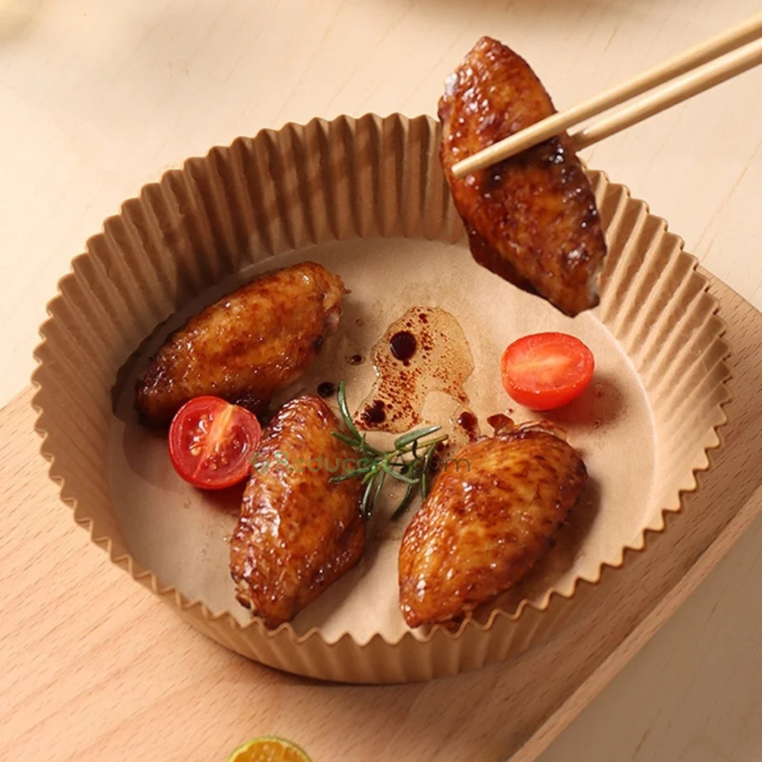 Hartie de copt pentru friteuza si tava, unica folosinta, 100 Buc