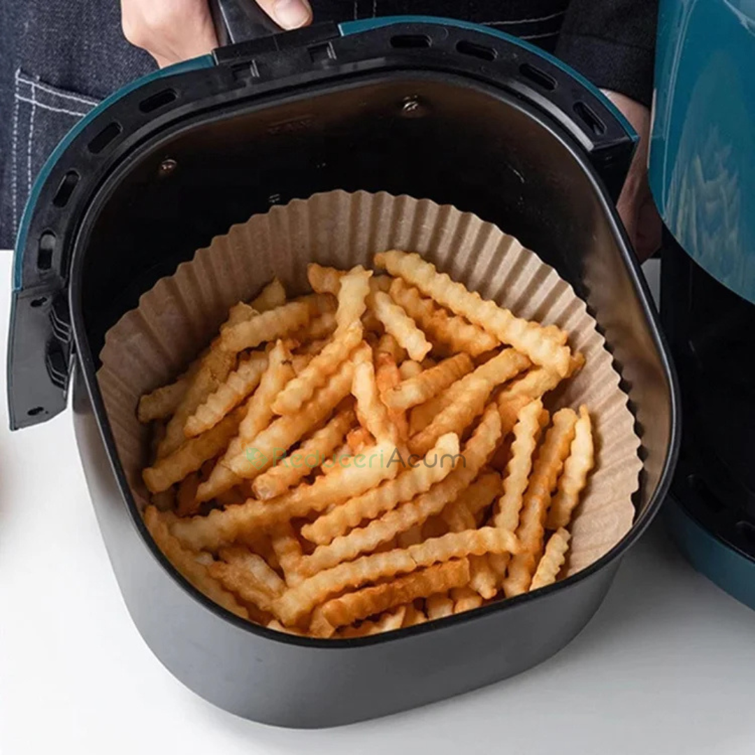 Hartie de copt pentru friteuza si tava, unica folosinta, 100 Buc