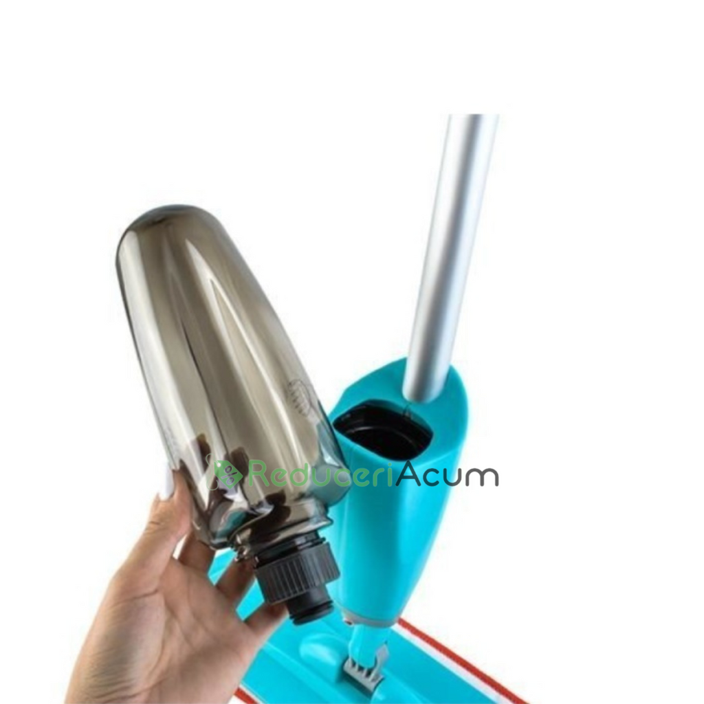 Mop microfibra cu pulverizare apa, rezervor 600 ml