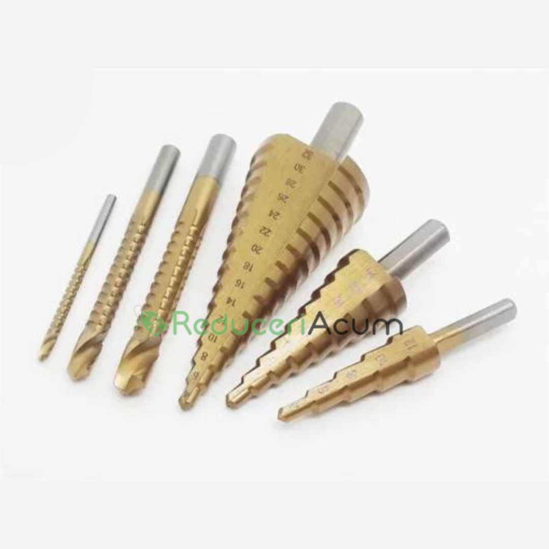 Set burghie metal, LEIH MANN, universale, 6 piese acoperite cu TITAN