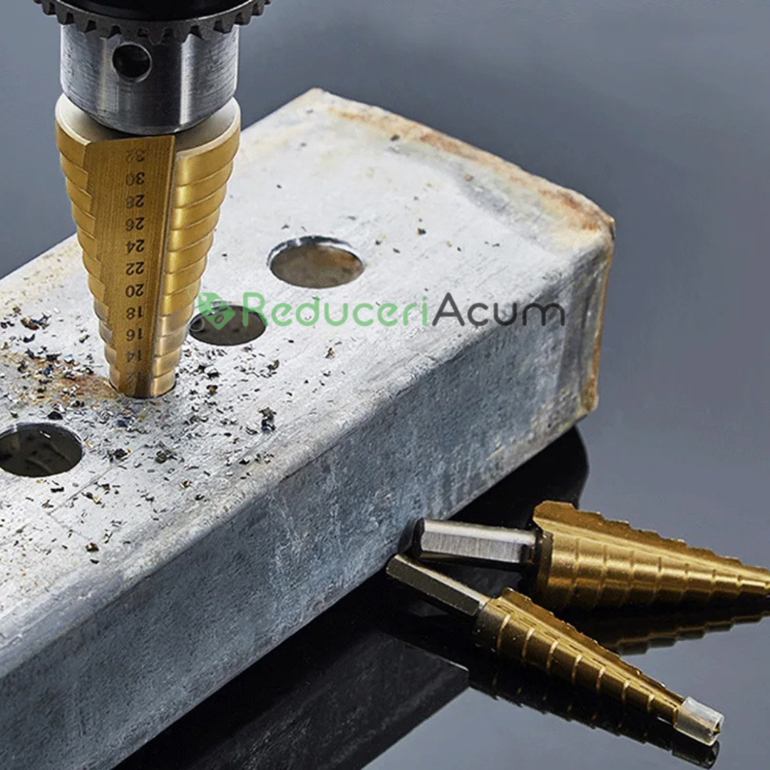 Set burghie metal, LEIH MANN, universale, 6 piese acoperite cu TITAN