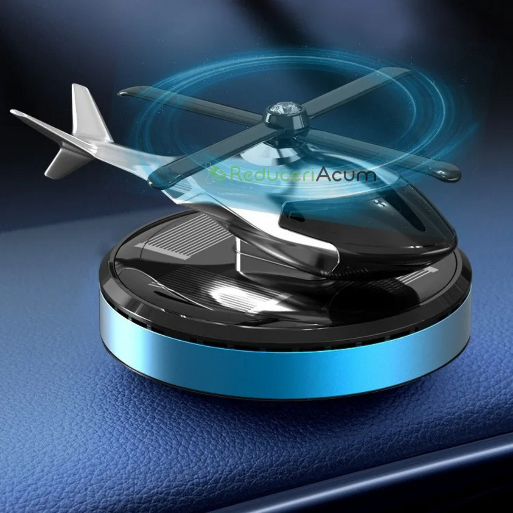 ELICOPTER SOLAR ODORIZANT PENTRU MAȘINI