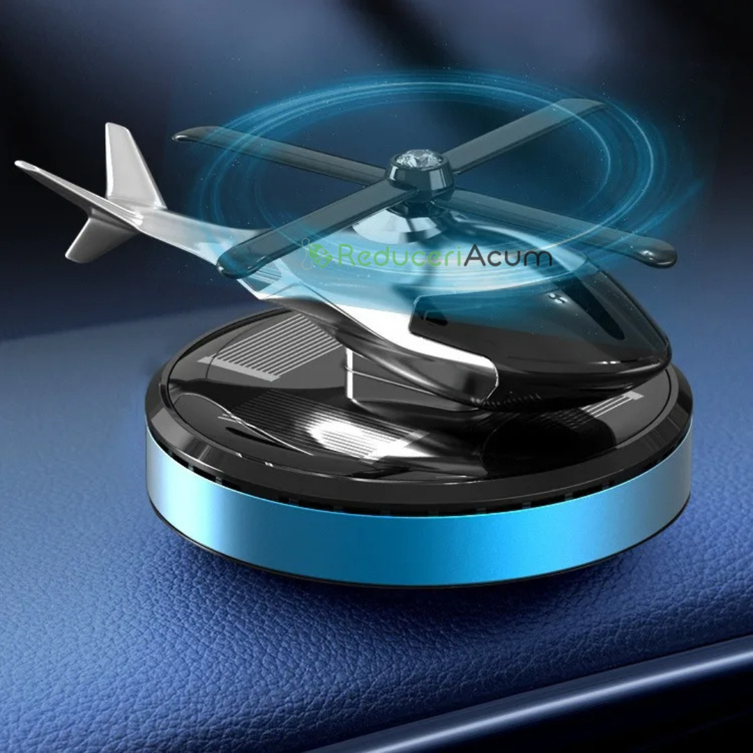 ELICOPTER SOLAR ODORIZANT PENTRU MAȘINI