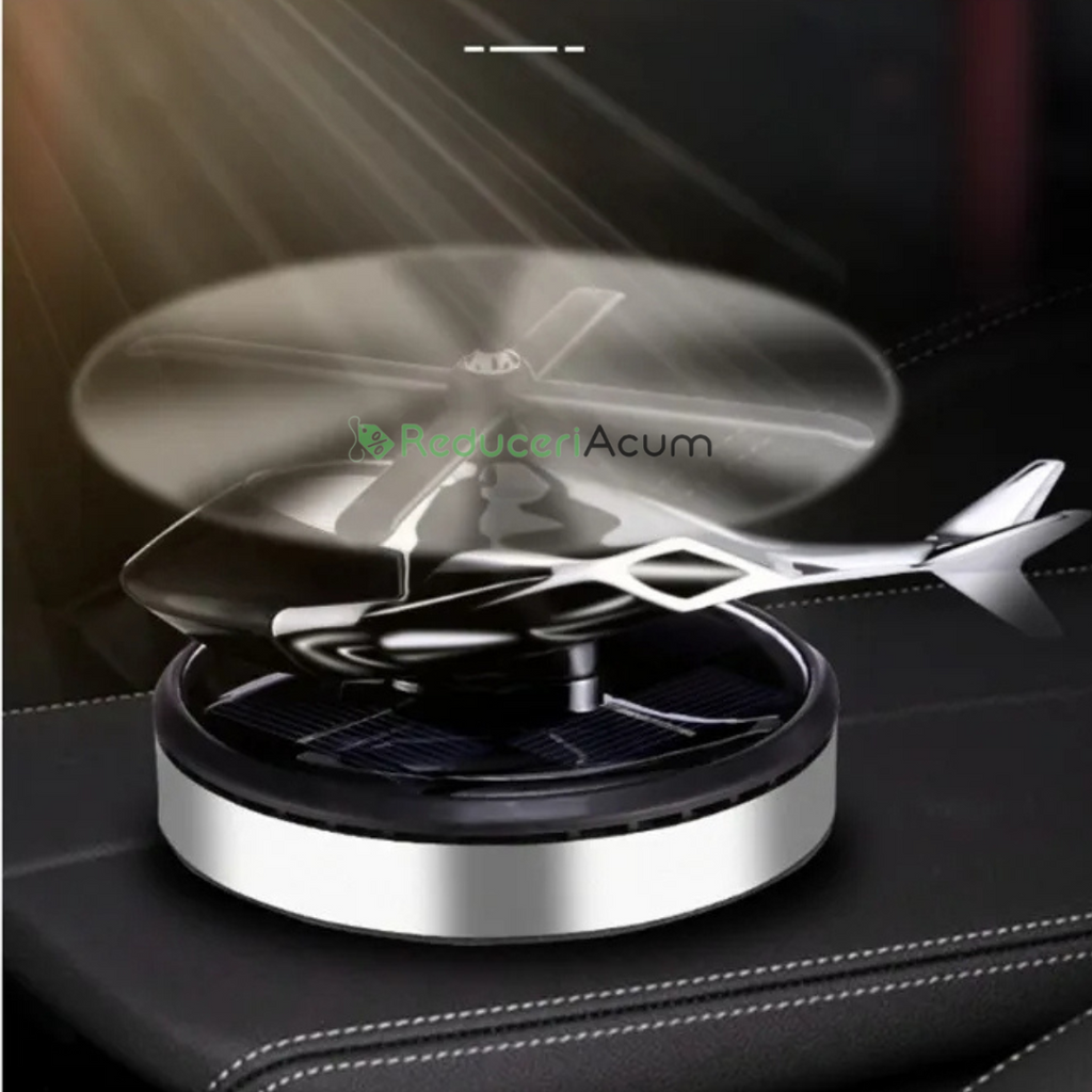 ELICOPTER SOLAR ODORIZANT PENTRU MAȘINI