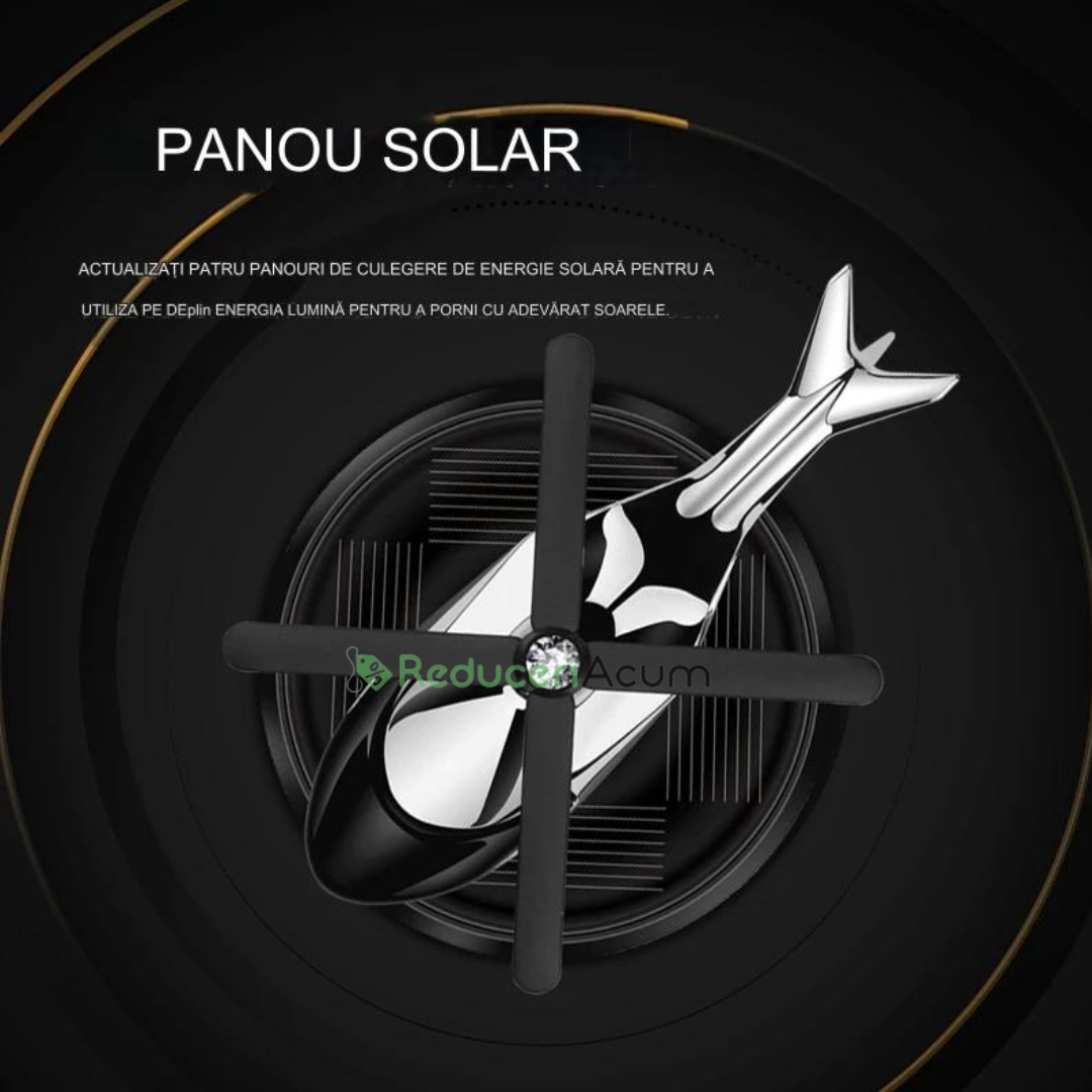ELICOPTER SOLAR ODORIZANT PENTRU MAȘINI