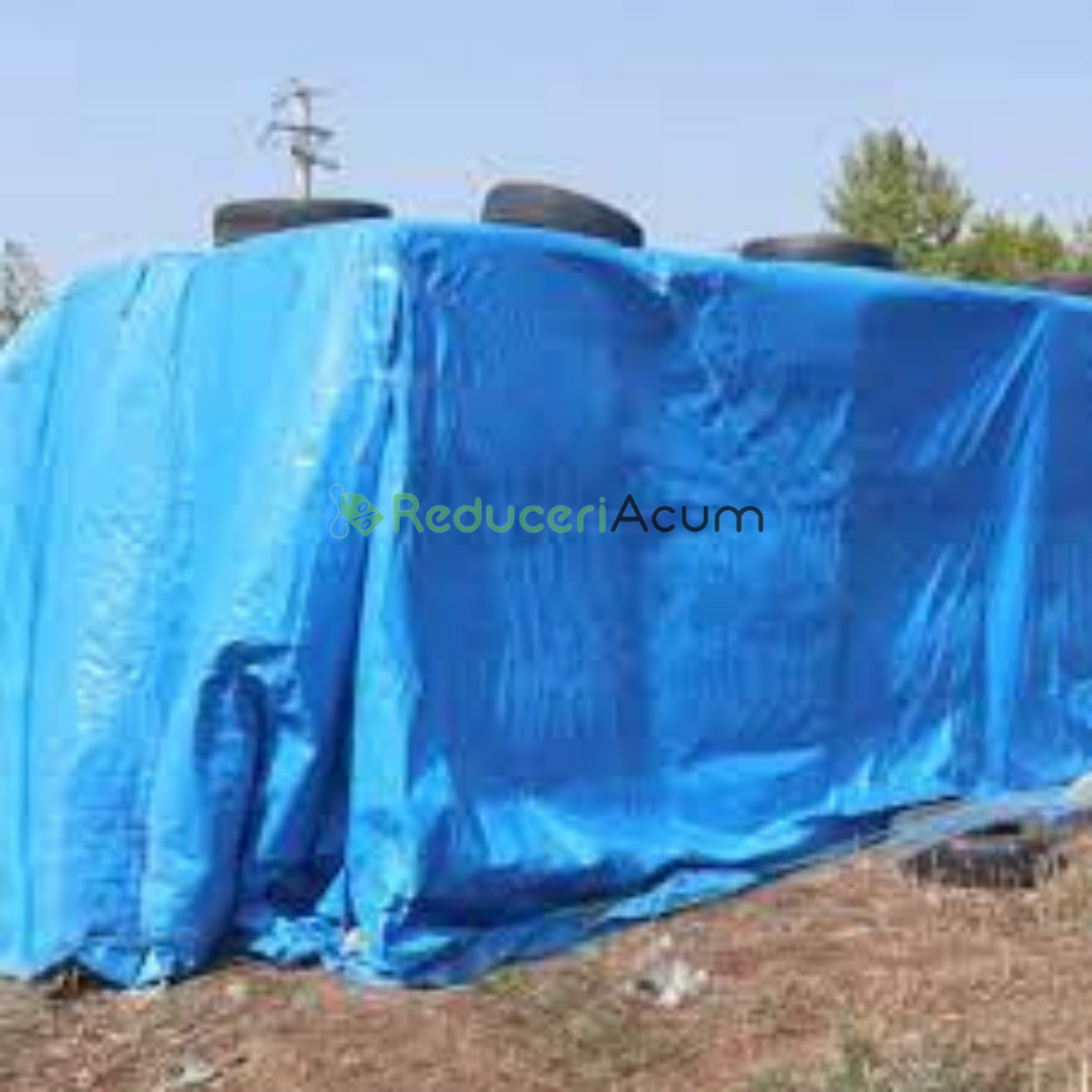 Prelata de protectie, 3x4m, impermeabila, rezistenta la UV si grindina