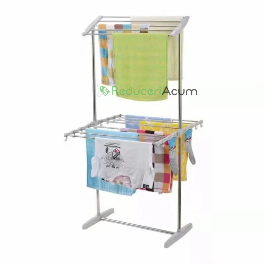 Uscator de Rufe Dublu Vertical, Pliabil si Compact