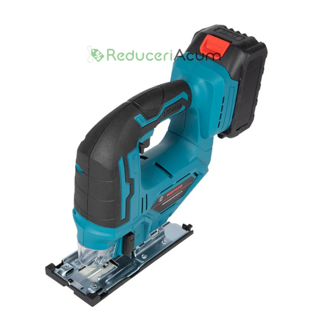 Fierăstrău pendular electric cu 2 acumulatori 36V pentru tăiere în unghi,  unelte de tâmplărie