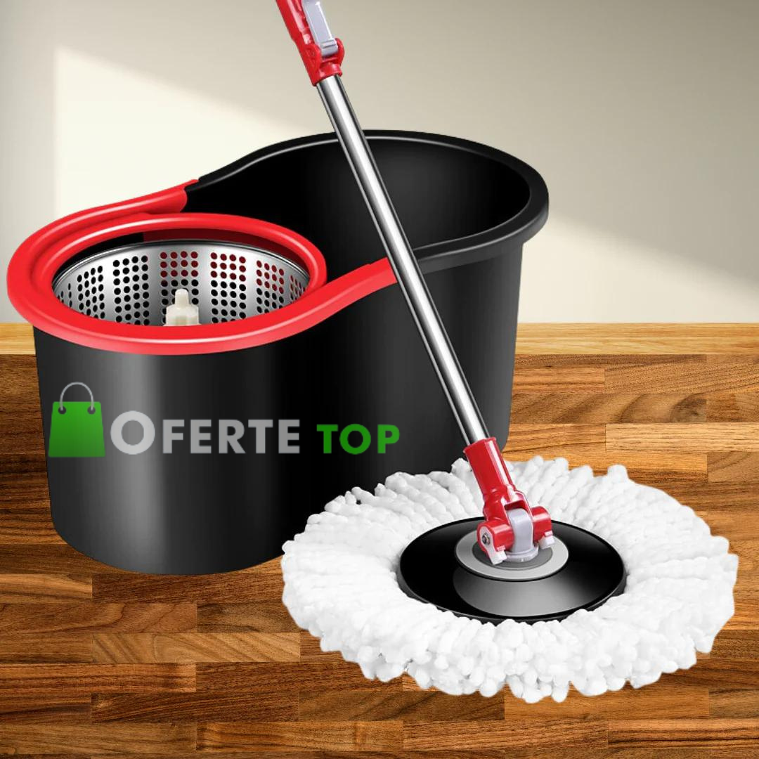 MOP ROTATIV CU 4 REZERVE MOP + 1 REZERVA COVOR