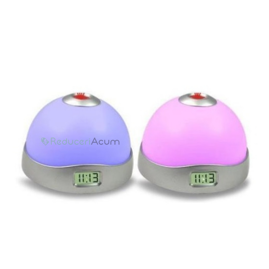 Ceas digital cu proiectie LED, 2 in 1