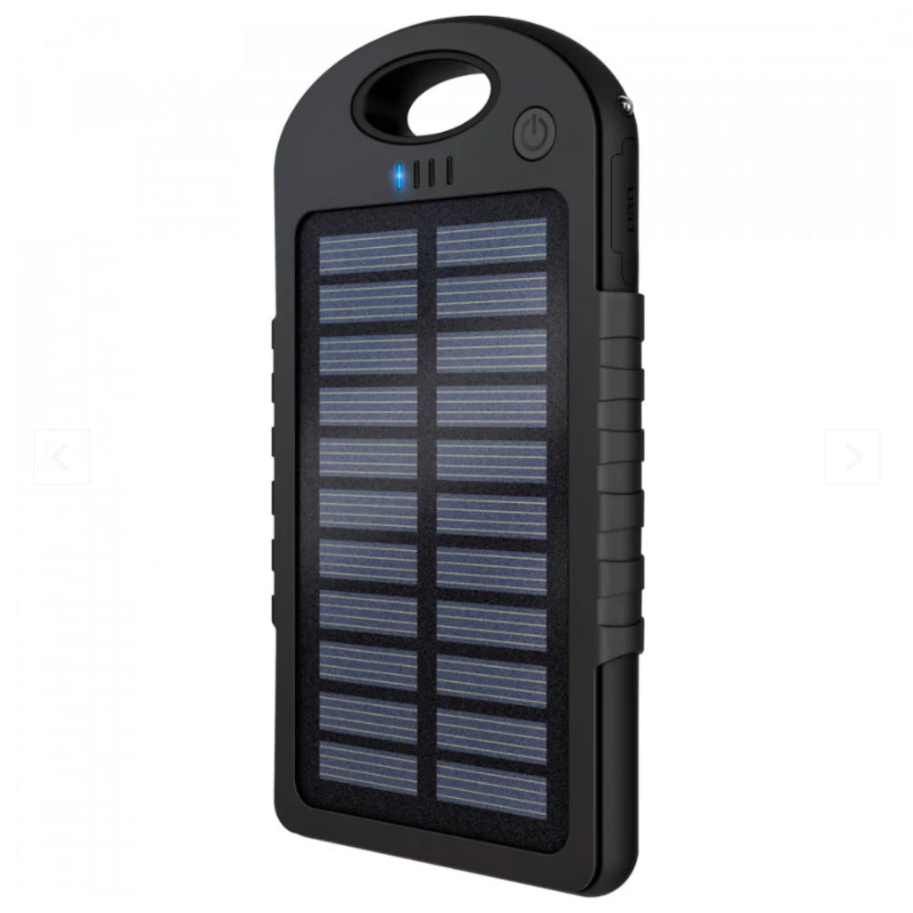 Baterie Externa cu Incarcare Solara 5000 mAh, 2 x USB