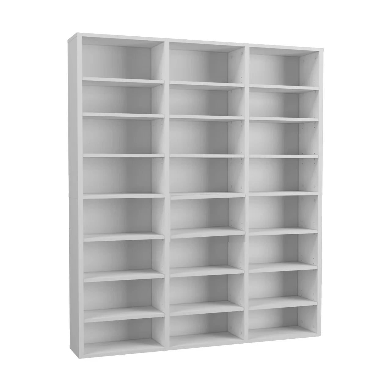Raft Bibliotecă Modern cu 24 Compartimente, Înaltă și Îngustă, Ideală pentru Cărți sau Colecții, 178 cm Înălțime, Design Elegant