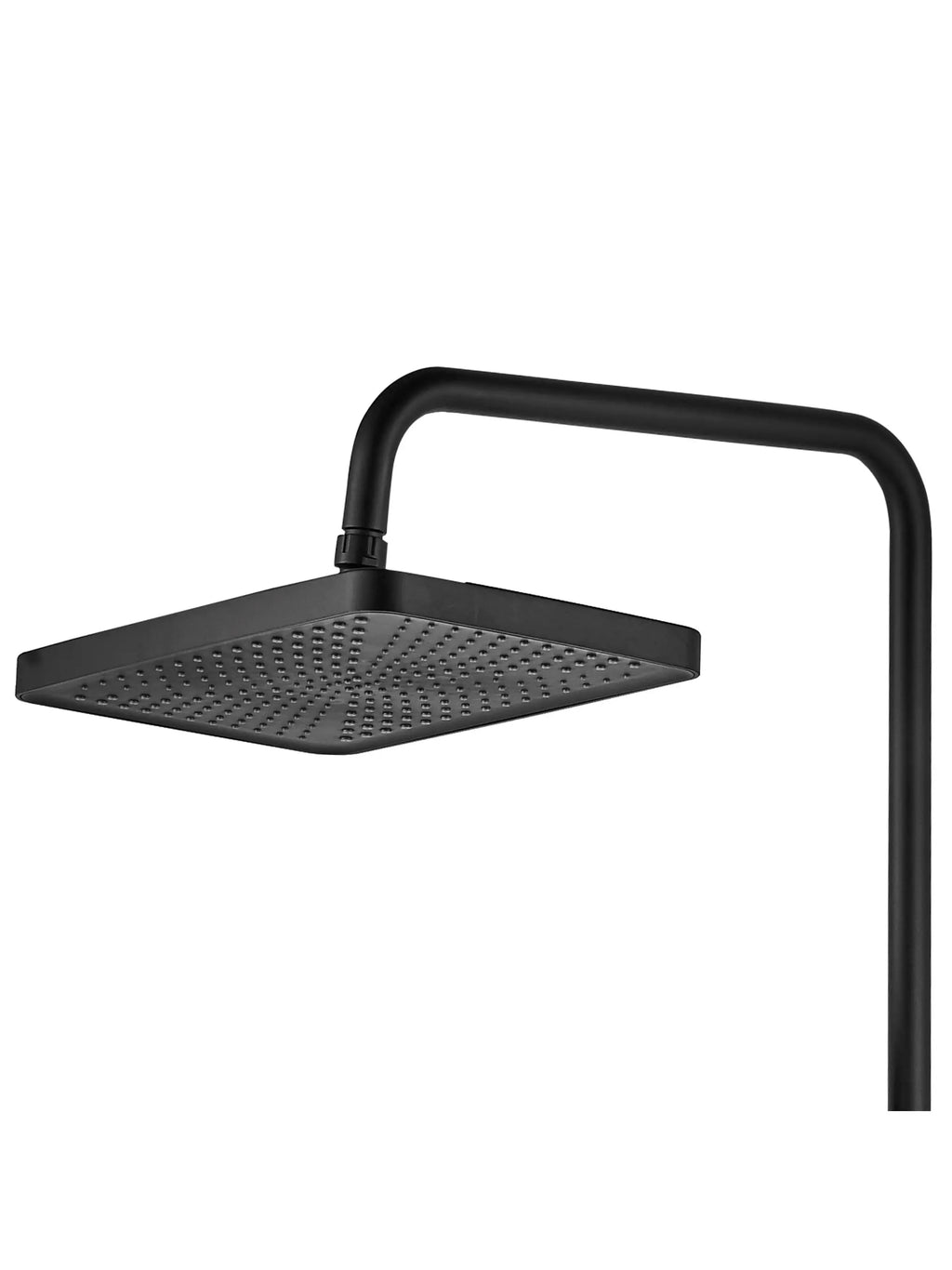 Coloana de duş Mat Black Elegance, Cu 4 functii de spalare, si scurgere tip cascada