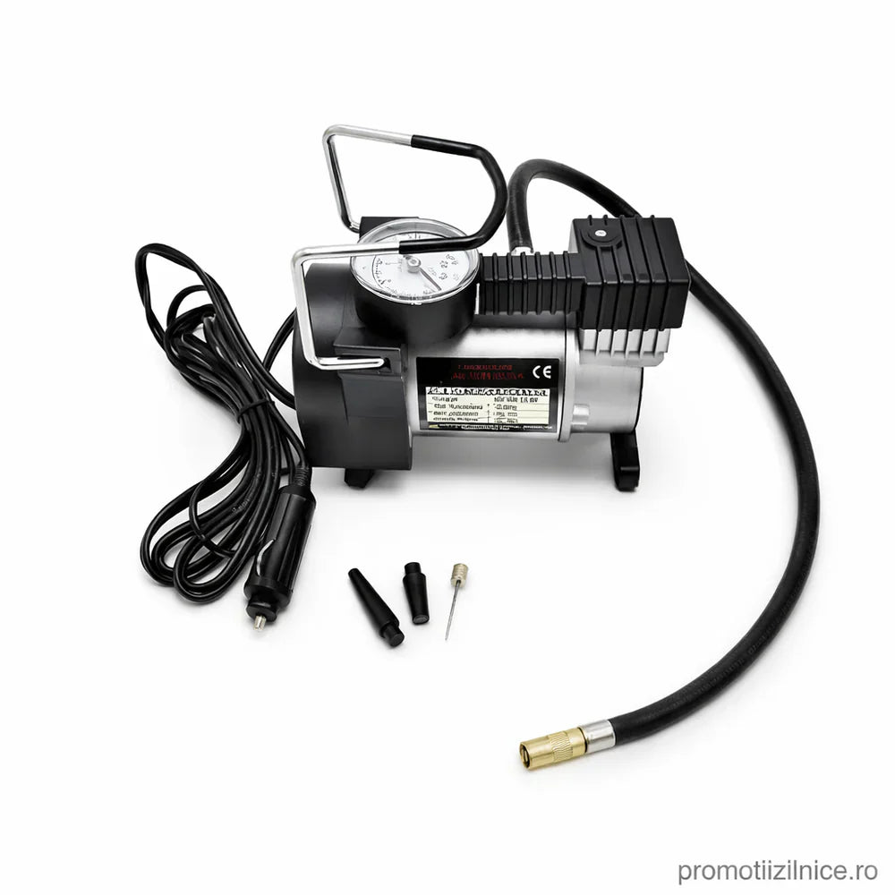 Compresor Auto Portabil 12V / 7 Bar – Rapid și Eficient pentru Toate Vehiculele