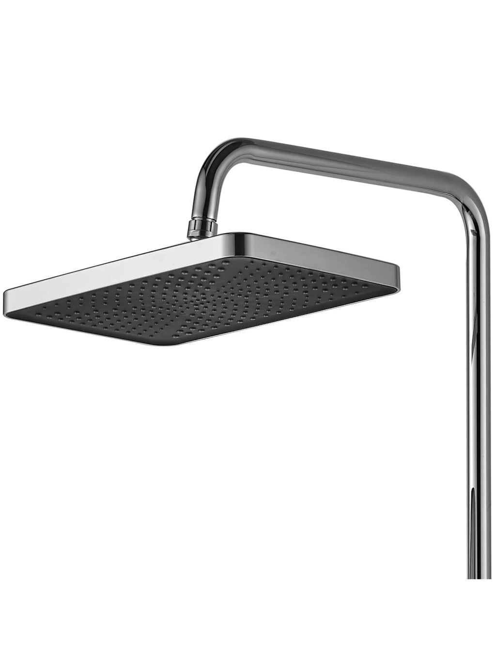 Coloana de duş Pure Flow Chrome, cu 4 functii de spalare, si scurgere tip cascada