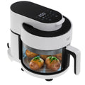 Friteuză cu Aer Cald 3L cu Bol din Sticlă – Adler AD 6316, 1400W, 8 Programe, Touch Screen