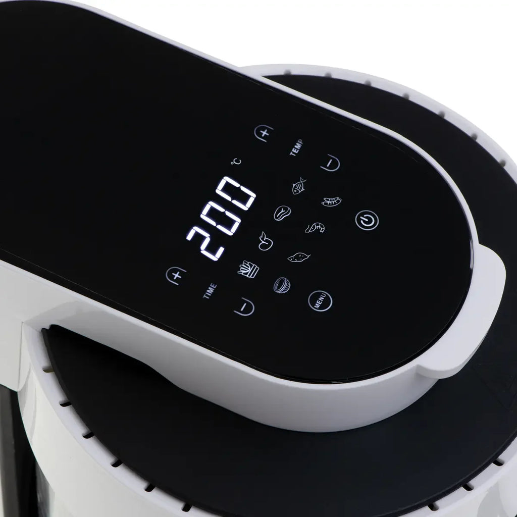 Friteuză cu Aer Cald 3L cu Bol din Sticlă – Adler AD 6316, 1400W, 8 Programe, Touch Screen