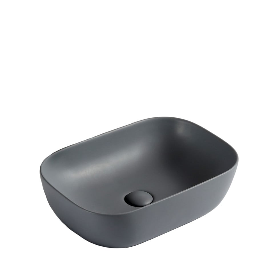 Lavoar Pe Blat, Gri Închis, Design Modern, Semi rotund VST18