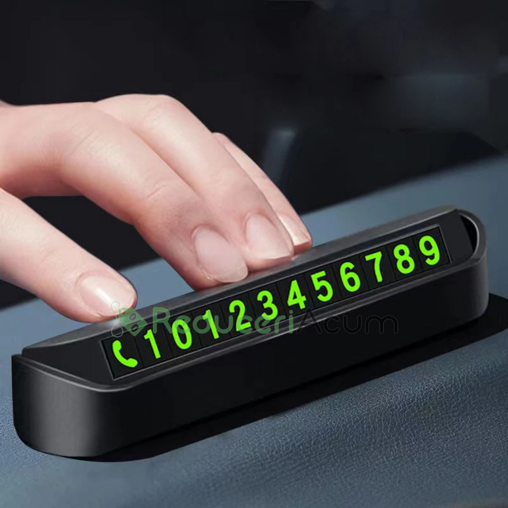 Suport numar de telefon pentru parcare temporara