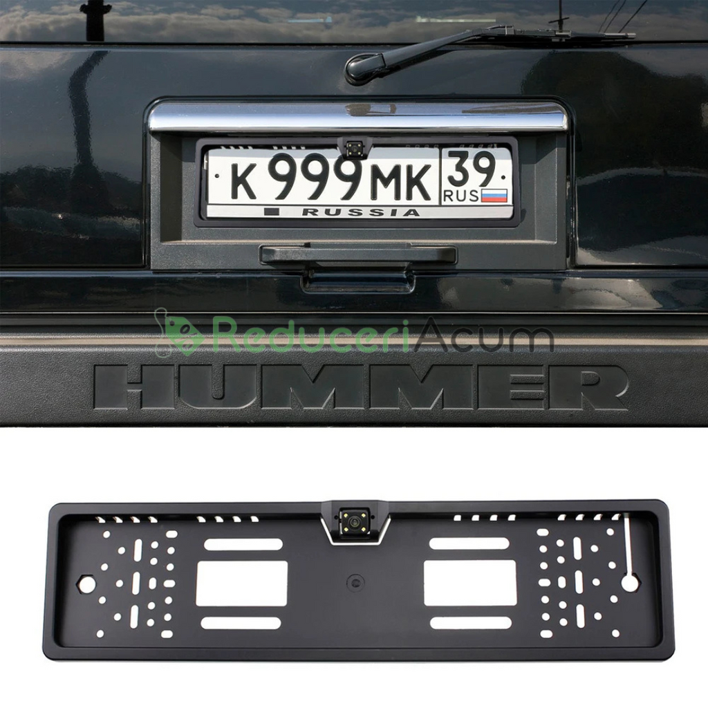 Camera video marsarier cu infrarosu cu suport numar auto inclus