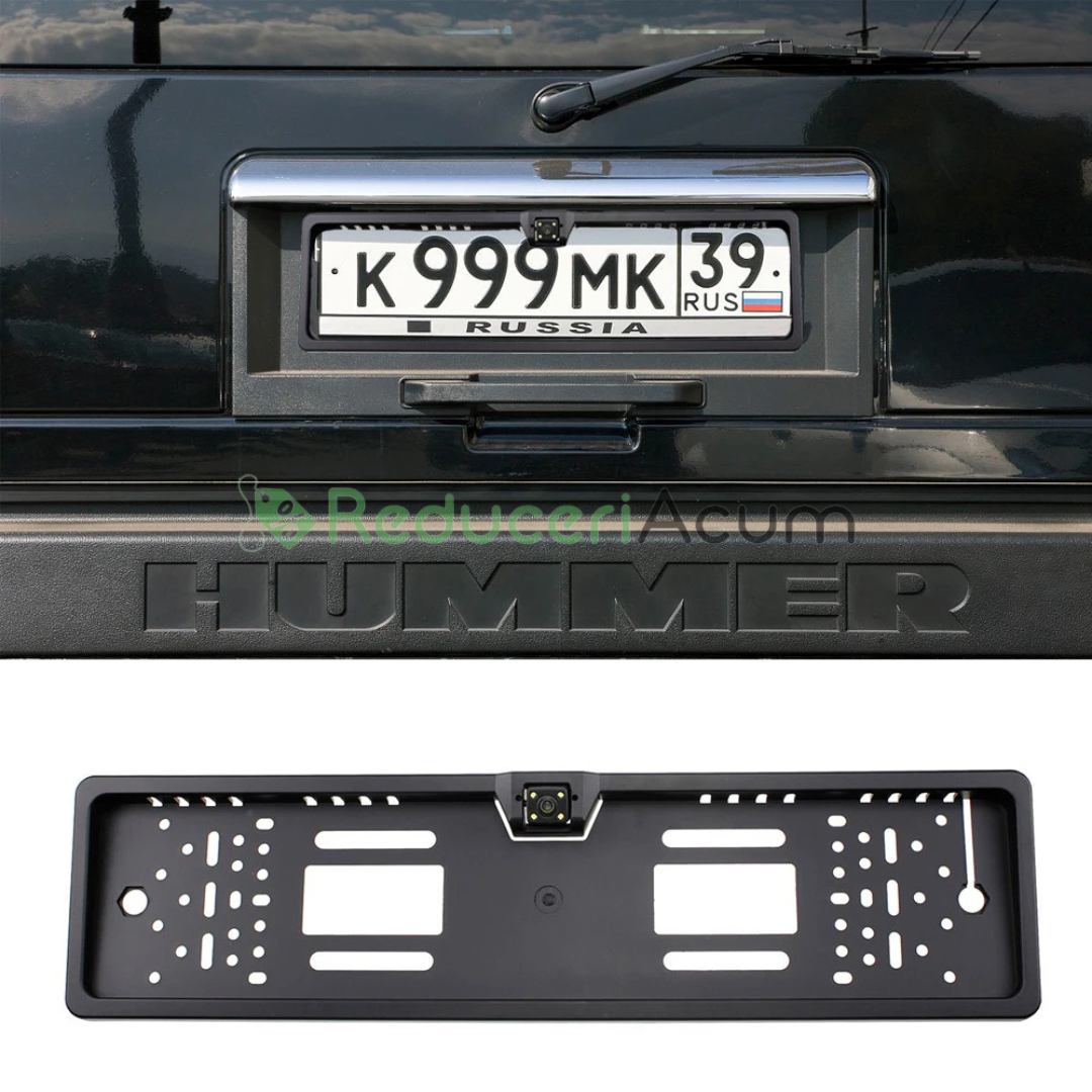 Camera video marsarier cu infrarosu cu suport numar auto inclus