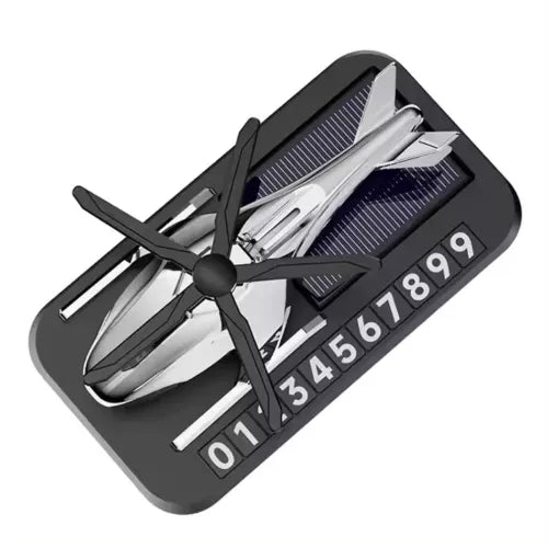 Difuzor Parfum Auto Solar – Odorizant cu Elice și Suport pentru Telefon