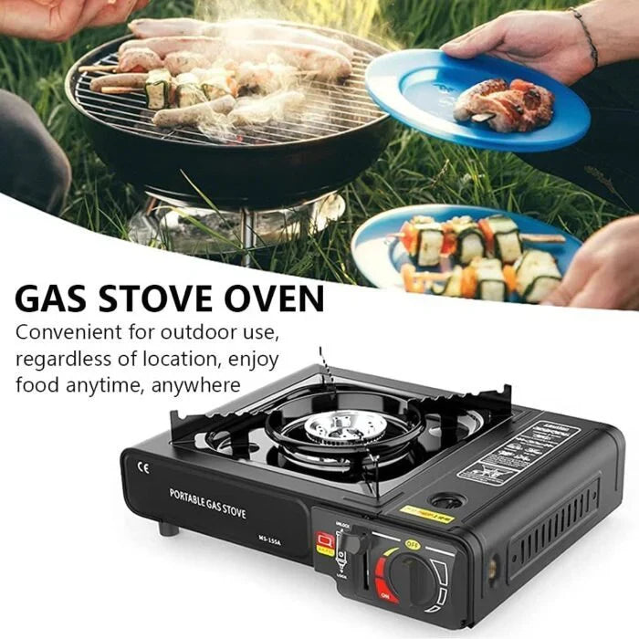 Aragaz Camping Portabil cu Aprindere Automată, Ușor și Compact, Perfect pentru Outdoor și Călătorii