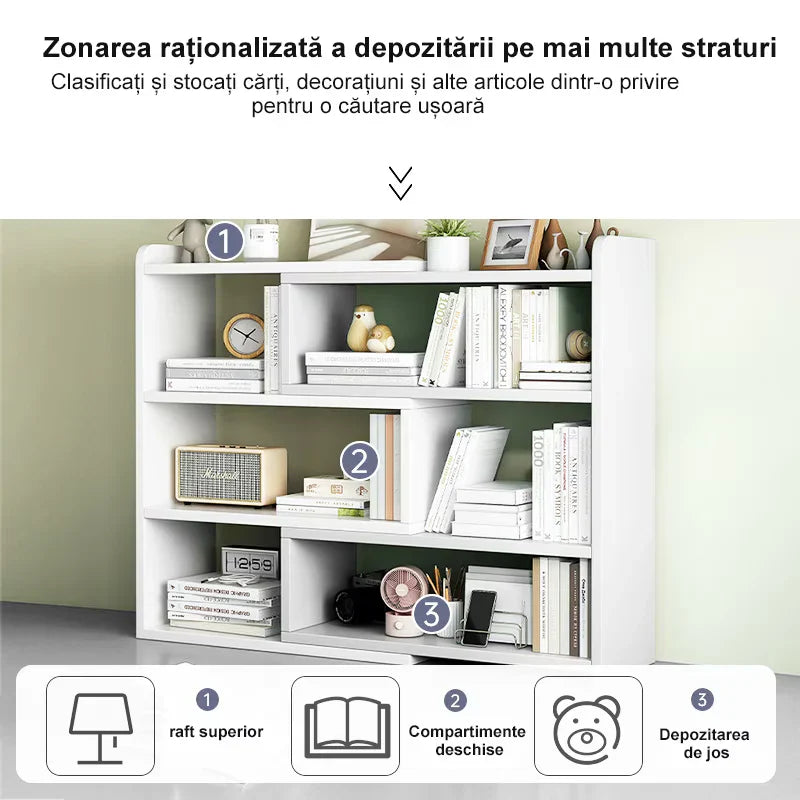 Include intervalul exact de extindere (60-120 cm) și numărul de rafturi. Este titlul care răspunde cel mai bine căutărilor specifice după dimensiuni.