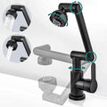 Robinet Baie Rotativ 1080°, 2 Moduri de Jet, Negru, Extensie Mecanică, Negru VST40
