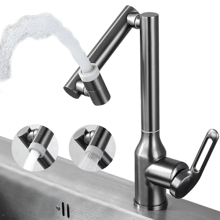 Baterie Baie/Bucătărie Rotativă cu Design Universal, Robinet de Lavoar Modern, VST127