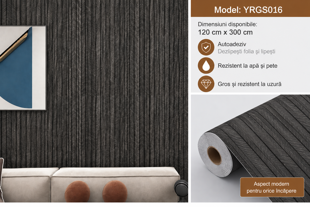 Tapet Decorativ Autoadeziv 3 x 1,2 m (324-15)