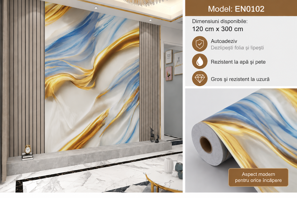 Panou Decorativ Autoadeziv 3 x 1,2 m (324-1)