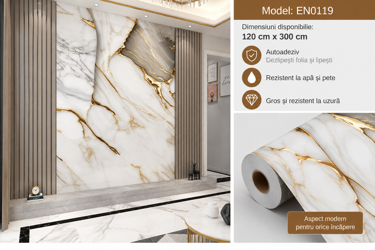 Panou Decorativ Autoadeziv 3 x 1,2 m (324-3)