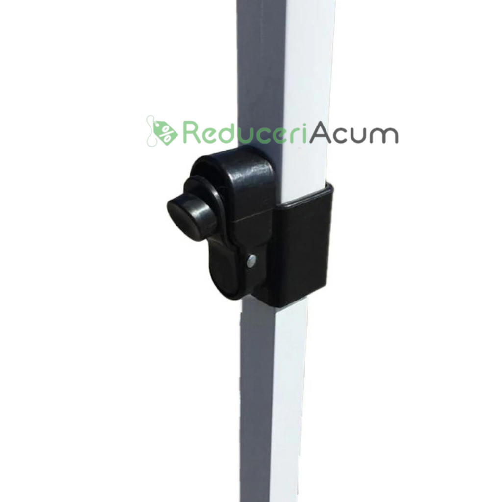 Cort albastru Pavilion 3x3m  Pliabil, tip acordeon! Cadru Metal pentru Curte, Gradina, Evenimente