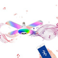 Lichidare de stoc! Bec cu patru brate, lumina multicolora, functie muzicala prin bluetooth si cu telecomanda inclusa
