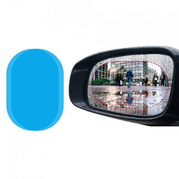 Folie Transparentă Antiaburire pentru Oglinzi Auto – Set 4 Bucăți, Instalare Rapidă