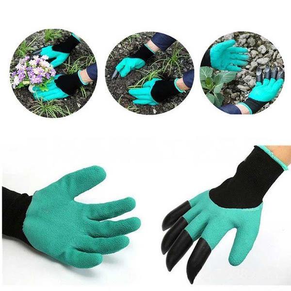 Mănuși Grădinărit cu Gheare – Set 2 Bucăți pentru Săpat și Plantat Plante