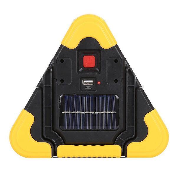 Triunghi Auto Reflectorizant LED cu Incarcare Solară și USB – Protecție Vizibilitate