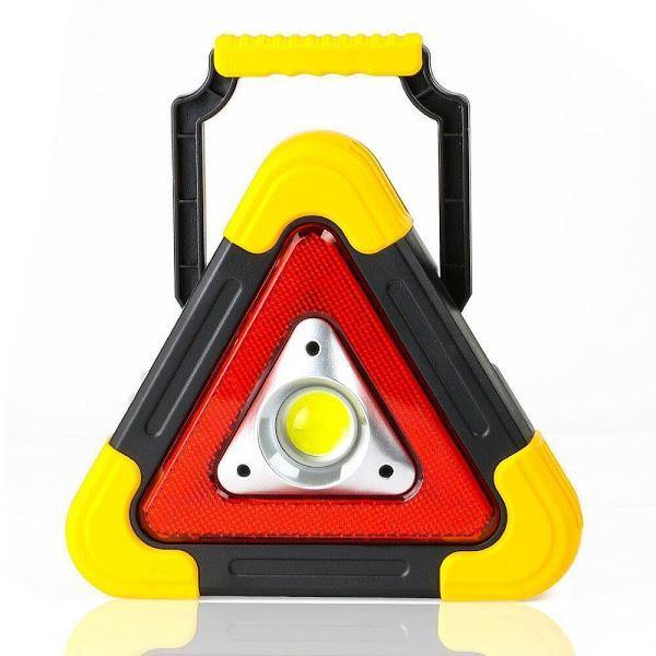 Triunghi Auto Reflectorizant LED cu Incarcare Solară și USB – Protecție Vizibilitate