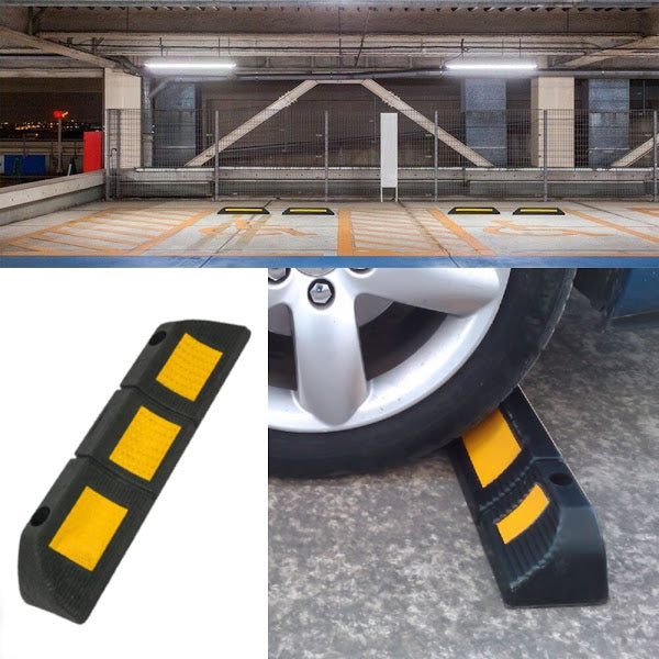 Blocator Roți Auto Reflectorizant – Ideal pentru Parcări și Fixarea Vehiculului