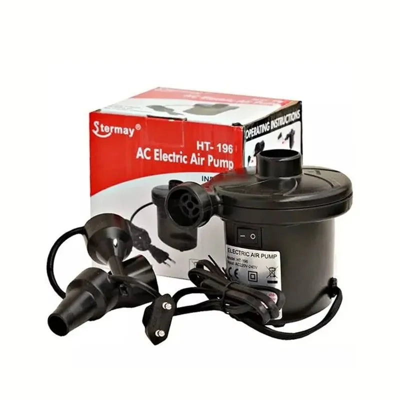 Mini Compresor Electric pentru Umflare și Dezumflare 12V / 220V, Pompa Rapidă pentru Saltele Gonflabile, Bărci, Colace și Mingi